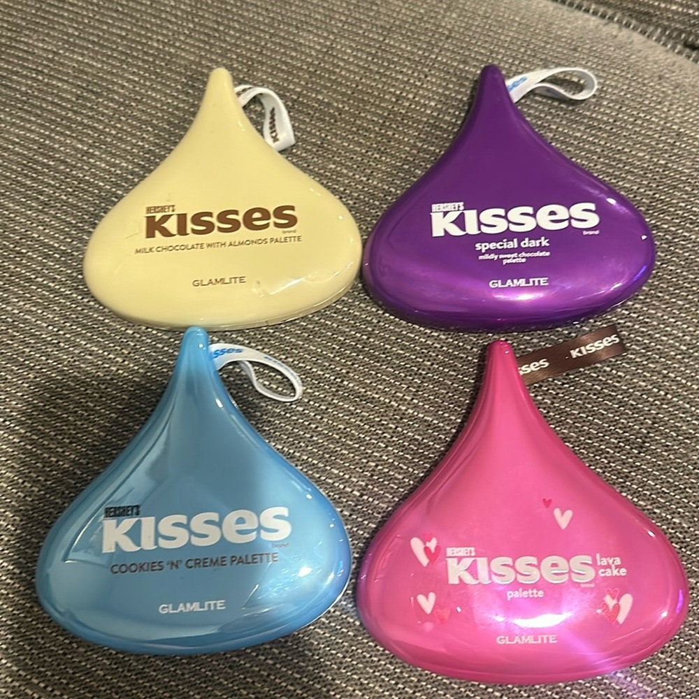 Brand New Glamlite Hersheys Kisses Eyeshadow Palettes